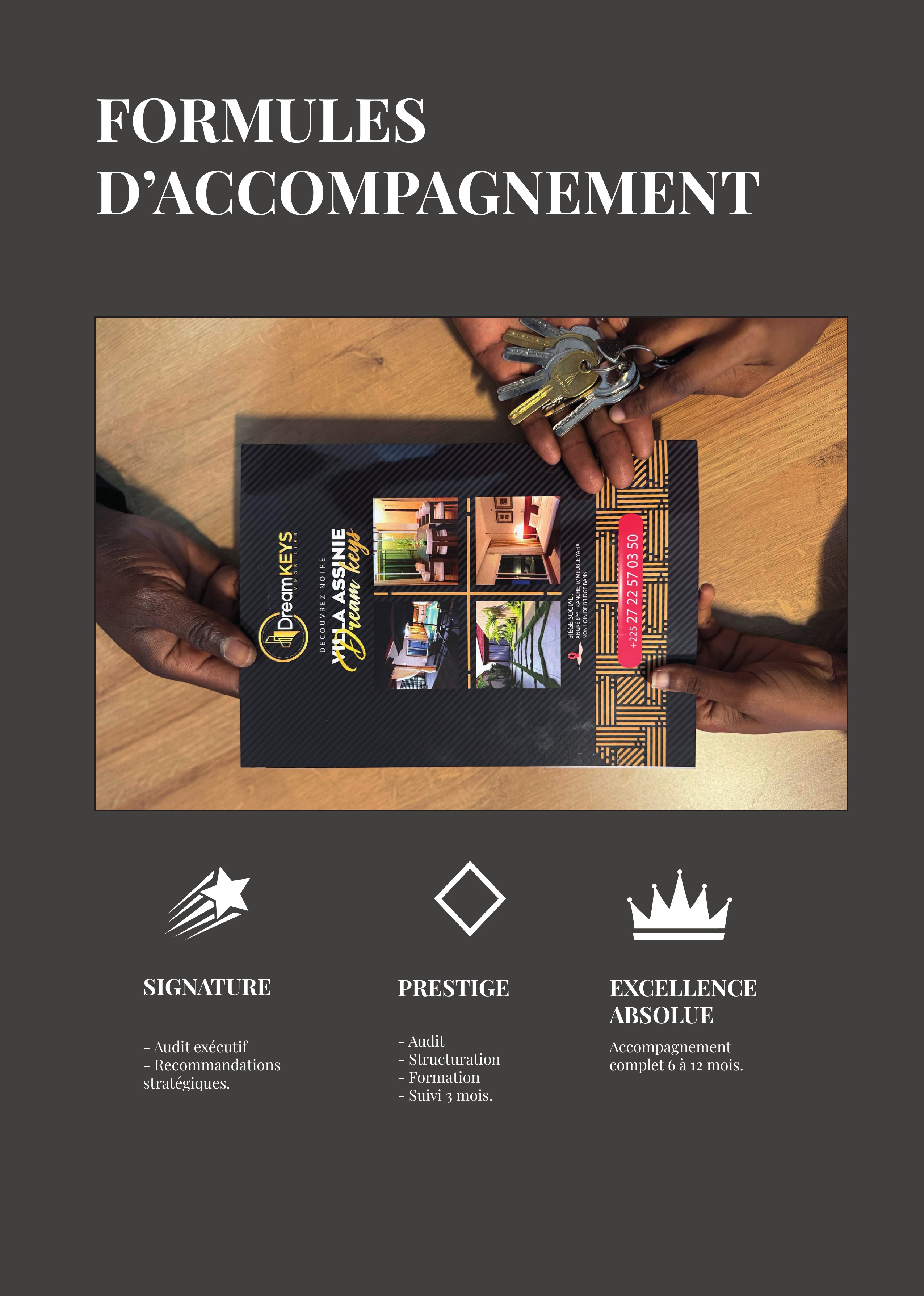 Remise des clés — Dream Keys