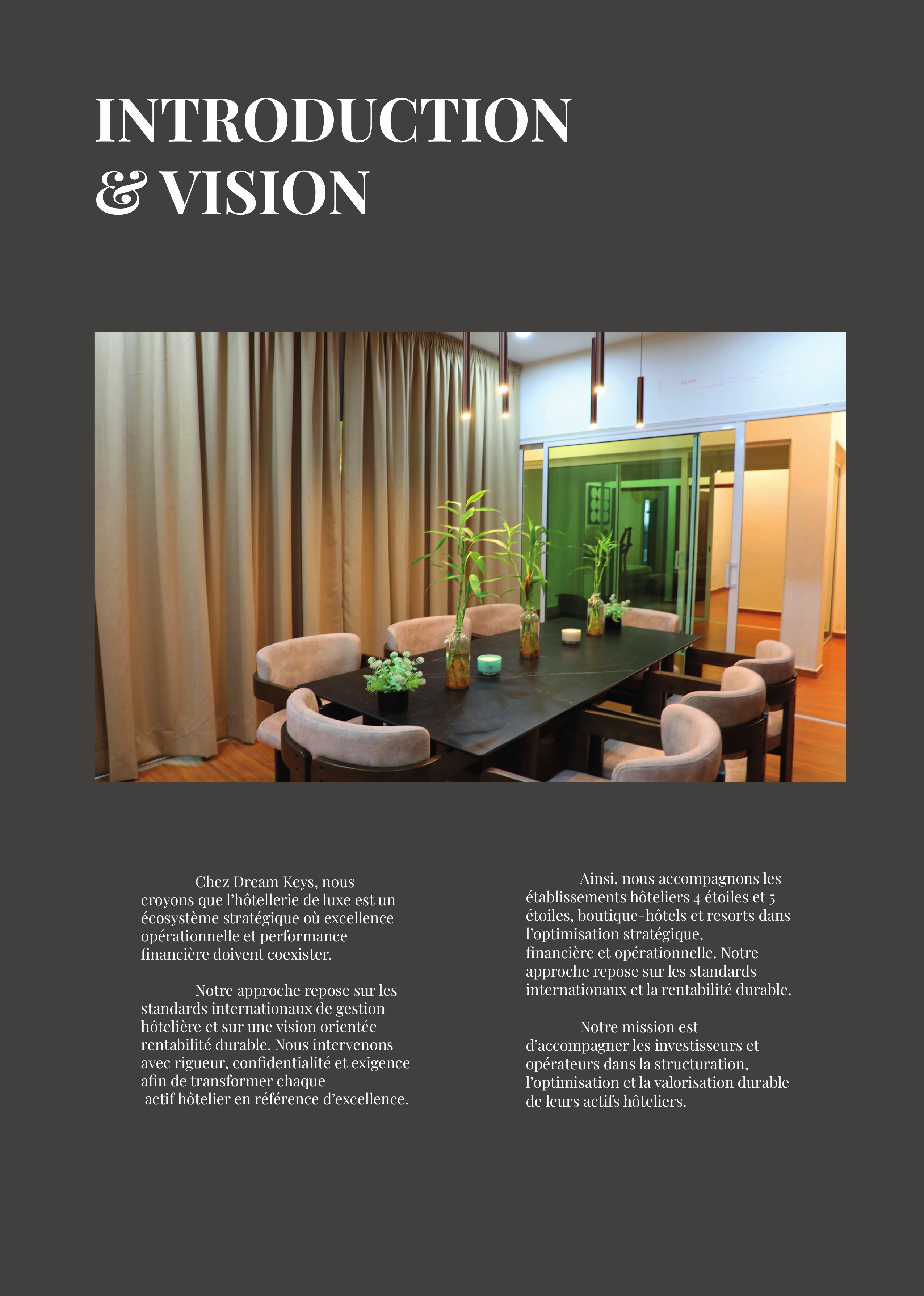 Salle à manger de prestige